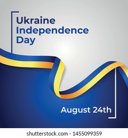 Happy Ukraine Independence Day Vector Design Template Illustration