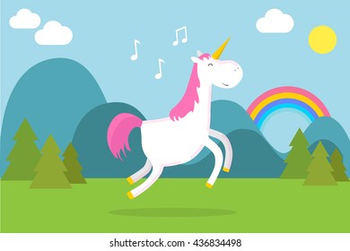 Happy unicorn