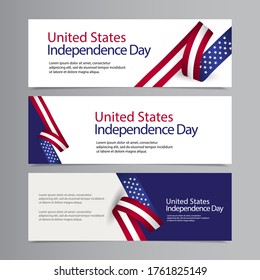 Happy United States Independence Day Celebration Vector Template Design Illustration