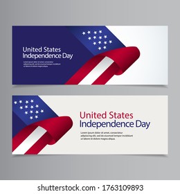Happy United States Independence Day Celebration Vector Template Design Illustration