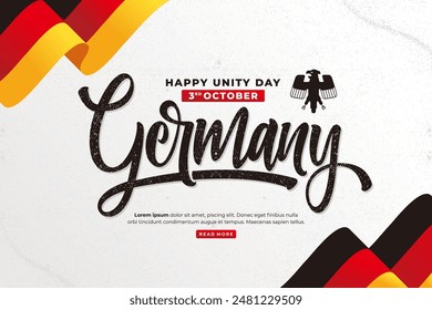 happy unity day germany background