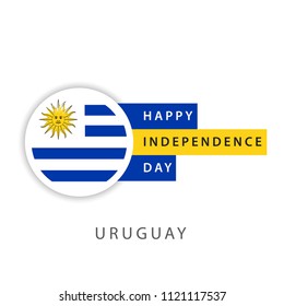 Happy Uruguay Independence Day Vector Template Design Illustrator