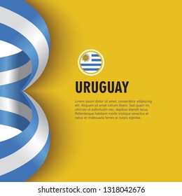 Happy Uruguay Independence Day Vector Design Illustration Template.