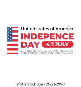 Happy U.S. of America Independence Day, American independence day, designs for posters, backgrounds, cards, banners, stickers, etc