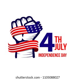 Happy USA Independent Day Vector Template Design Illustration