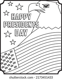 Happy USA President Day Coloring Pages for Kids