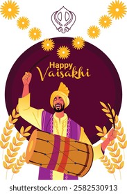 Happy Vaisakhi happiness in abundance  