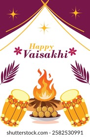 Happy Vaisakhi happiness in abundance  