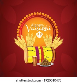 Happy vaisakhi punjabi festival celebration