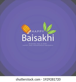 Happy Vaisakhi Social Media Post