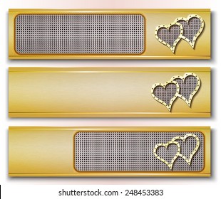 Happy Valentains Day banners