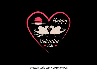 Happy valentine 2021, design sleety style