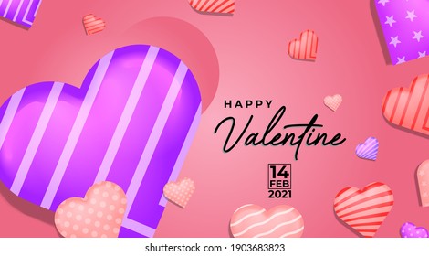 happy valentine background playfull color cute and harm