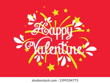 happy valentine, beautiful greeting card background or banner with flower confetti theme