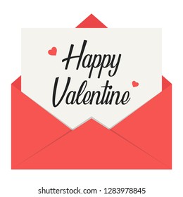 Happy valentine card.