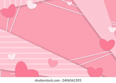 Happy Valentine day background vector design