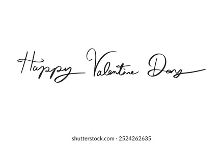 Gelukkige Valentijnsdag Kalligrafie Tekst Lettertype Romantiek Liefde Zwart Donker Kleur Gift 14 Veertien Dag Februari Label Vintage bruiloft Mooie Vakantie Retro Decoratie Ornament Leuke Kunst Sale 2025 Time Event 