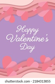 happy valentine day card or wedding card design
