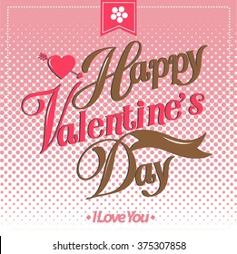 Happy valentine day cards Vector Illustration