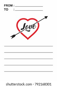Happy Valentine Day concept Icon and Signs/Symbol for Decorations. Heart Red Flat Vector illustration isolated on white background. Cute love sale banner for greeting card, print cards, banner, poster
