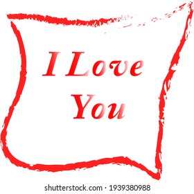 Happy valentine day with creative red heart.