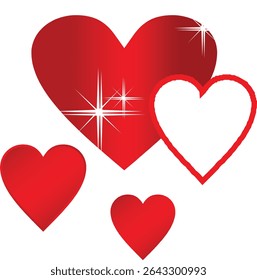 happy valentine day element design vector 
