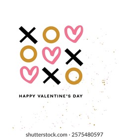 Happy Valentine day Handwritten Typography
