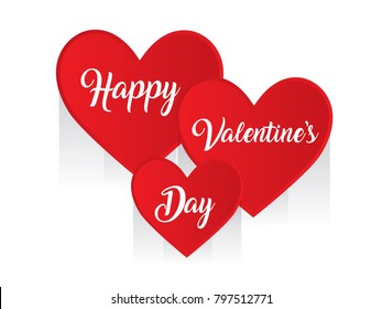 happy valentine day with love background