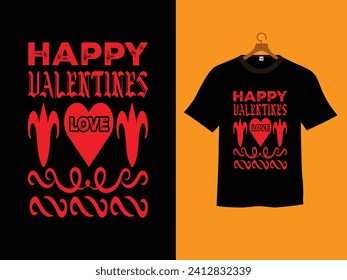 happy valentine day love vector for t shirt design