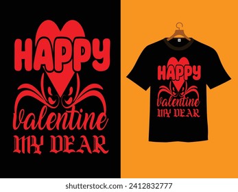 happy valentine day love vector for t shirt design