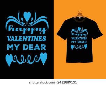 happy valentine day love vector for t shirt design