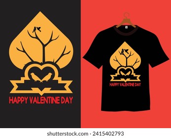 happy valentine day love vector for t shirt design