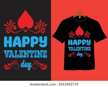 happy valentine day love vector for t shirt design