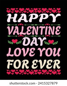 Happy Valentine Day New t-shirt design.