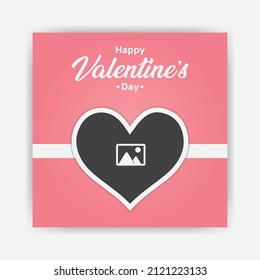 Happy Valentine Day Post Template