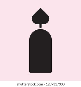 happy valentine day set icon with solid style and black color