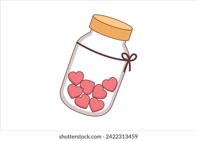 Happy Valentine Day Sticker Design