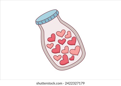Happy Valentine Day Sticker Design