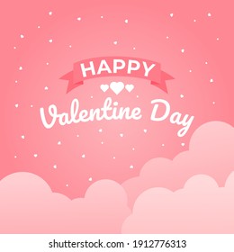Diseño de vectores de plantillas de feliz día de San Valentín