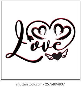 Happy Valentine day T-shirt Design, Love Day, Valentine day, 14 February,