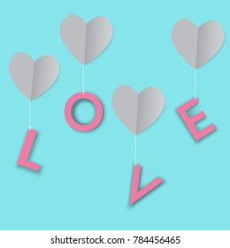 Happy valentine day of vector background