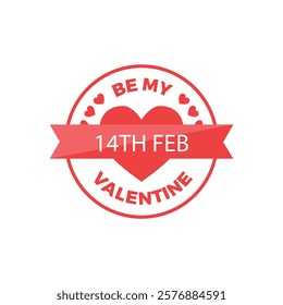 Happy Valentine Day Vector Design Images, Happy Valentines Day Logo Design Template.