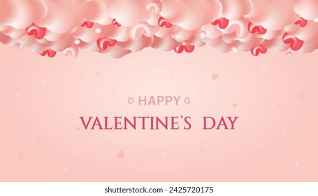 Happy Valentine day vector illustration design.