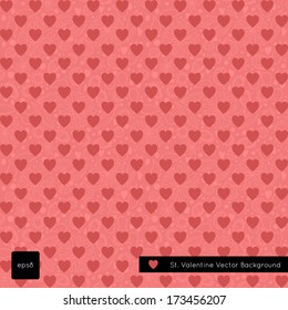 Happy valentine day vector seamless background pattern.