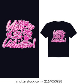 Happy valentine day vector t shirt design