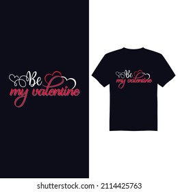 happy valentine day vector t shirt design