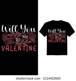 happy valentine day vector t shirt design