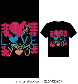 happy valentine day vector t shirt design