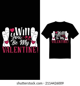 happy valentine day vector t shirt design