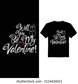 happy valentine day vector t shirt design
